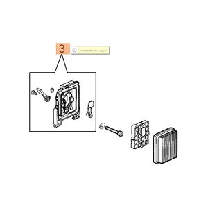 L&eacute;gszűrő tart&oacute; belső  BC 320,PPX 270
