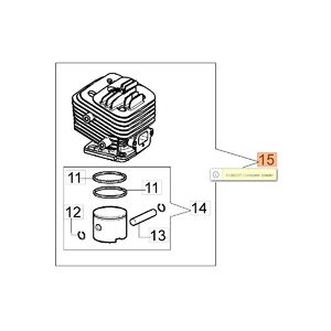 Henger komplett 36 mm - BC 300, 320 - 61280237
