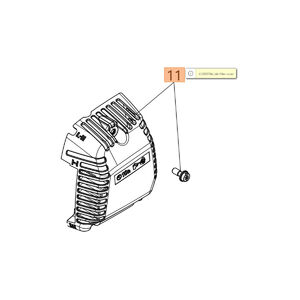 L&eacute;gszűrő levegőszűrő burkolat csavarral BC 270, 300, PPX 271