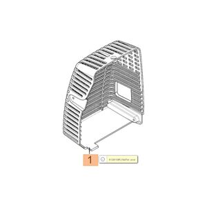 Kipufog&oacute; burkolat Sparta 381, 441 - 2nd series