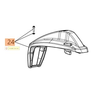 Gyertya v&eacute;dő BCH 40, 400 T