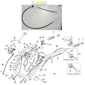 Bowden, kuplungbowden  Bertolini  410,411
