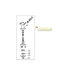 Sz&ouml;ghajt&aacute;s komplett any&aacute;s, zs&iacute;rz&oacute;csavarral - BCH 310 - 4 &uuml;temű - AKCI&Oacute;