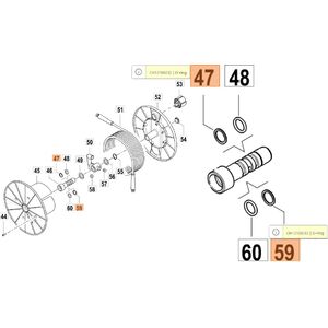 O-gyűrű  PW 190C, PW 210C, PW 300HC 