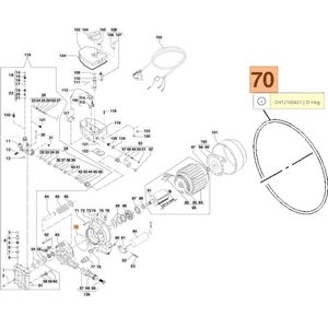 O-gyűrű  mos&oacute;hoz PW 120C, PW 135C, PW 160, PW 170C, PW 300HC