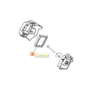 L&eacute;gszűrő levegőszűrő bet&eacute;t pap&iacute;rharm&oacute;nik&aacute;s BCH 310 - 4 &uuml;temű