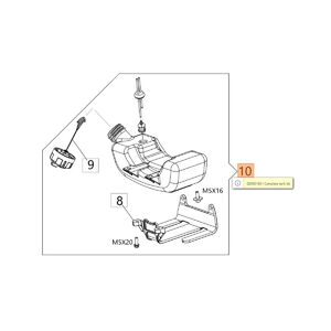&Uuml;zemanyag tank BCH 310 - 4 &uuml;temű