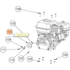 &Eacute;ksz&iacute;jt&aacute;rcsa főtengelyen SR 38 B 45