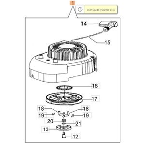 Ind&iacute;t&oacute; szerkezet komplett K 700, K 800 motorok, G 53 PK-TK-VK, MAX 53 TK