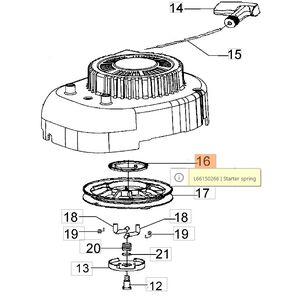Ind&iacute;t&oacute; rug&oacute; Emak motorokhoz K 500,600,605,650,655,700,800,805