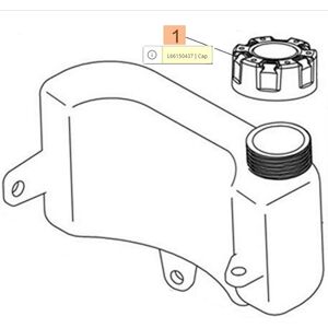 Tanksapka K 40, 50, 500, 600, 650, 700, 800 EMAK motorhoz