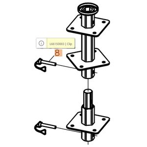 Csapszeg kapacsapszeg MH 175-197-198 RK kap&aacute;l&oacute;g&eacute;p, K 800 HT-HC motor