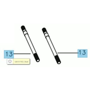 Csavar, tőcsavar   K 900 H-HR motor, Bertolini 218