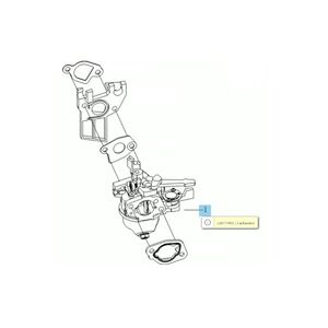 Karbur&aacute;tor K 800 HT- HC,  MH 175-198 RKS  Kap&aacute;l&oacute;g&eacute;p (L66151622)