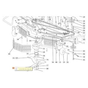 Fűny&iacute;r&oacute;k&eacute;s bal Cheyenne 110x4