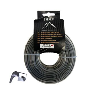 Damil 3,3 mm négyszög 15 méter aluszálas