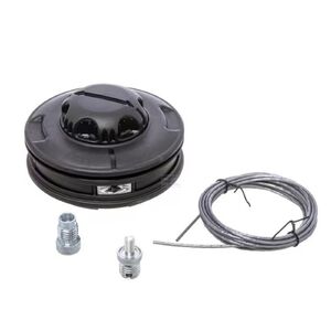 Damilfej STIGA 130 mm M8x1.25 LH &eacute;s M10x1.25 LH belső menettel (automata sz&aacute;lbefűzős)