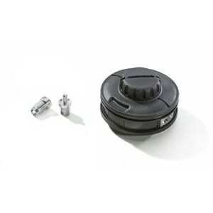 STIGA gy&aacute;ri damilfej, 130mm M8x1,25 LH &eacute;s M10x1,25 LH belsőmenet (automata sz&aacute;lbefűzős)